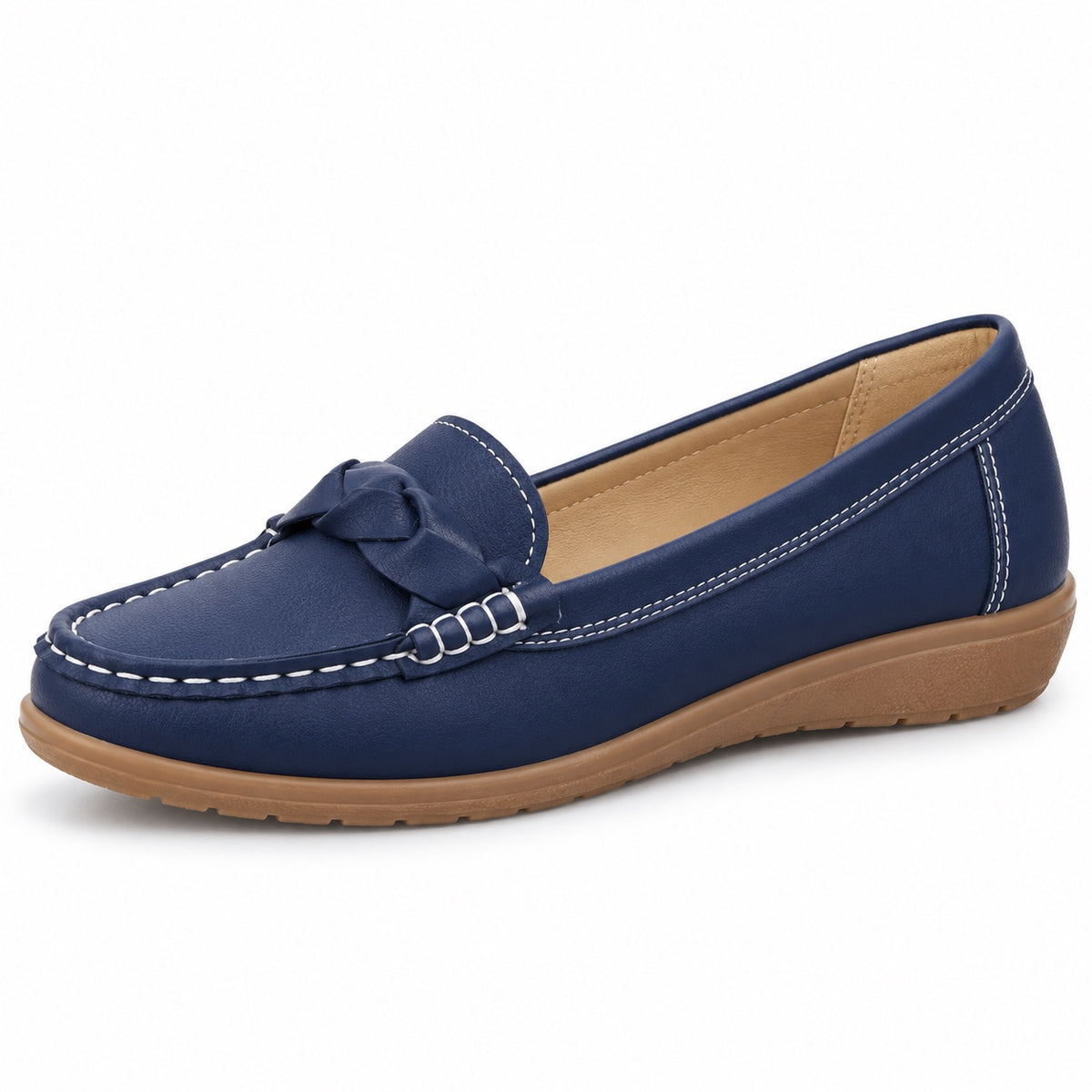 Marcia – Women's Slip-On Loafers in Blue