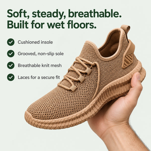 Marlowe – Unisex Non-Slip Shoes, key benefits