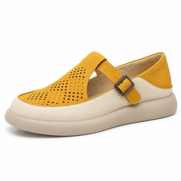 Marsh – Women's Wide Toe Box Shoes in Yellow