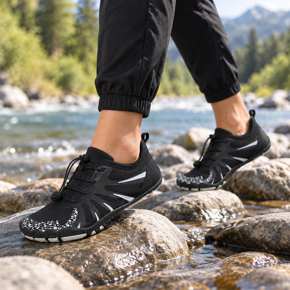 Martha – Women's Barefoot Shoes, worn on a walk