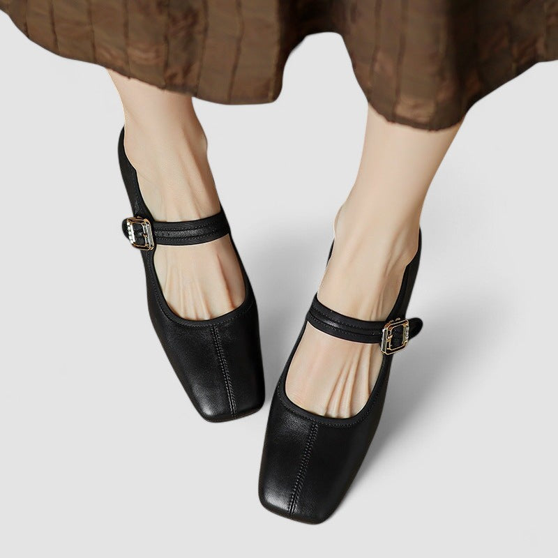 Peggy – Women's Arch Support Flats with a Deep Heel Cup