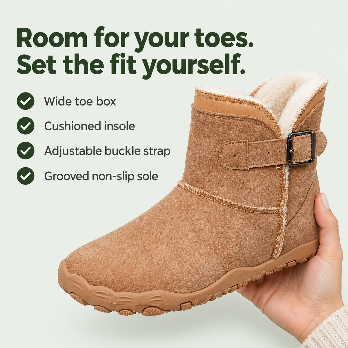 Myrtle – Women's Comfort Boots, key benefits