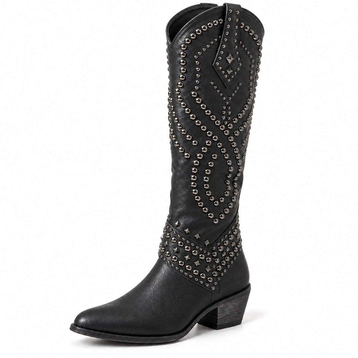 Oakley – Unisex Wide Calf Boots in Black