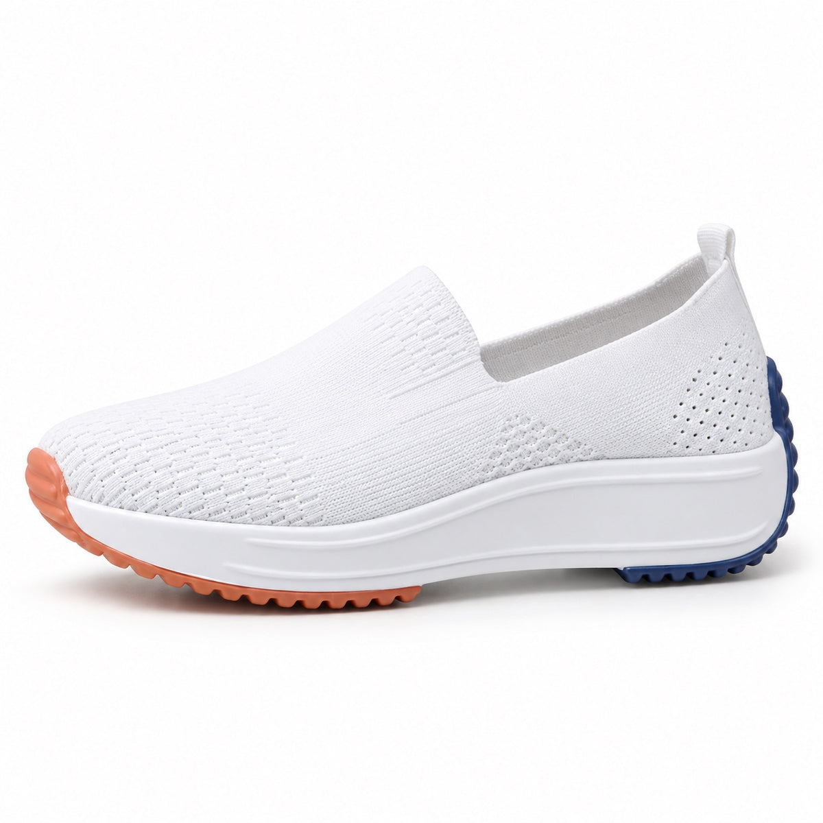 Phillips – Unisex Wide Toe Box Sneakers in White