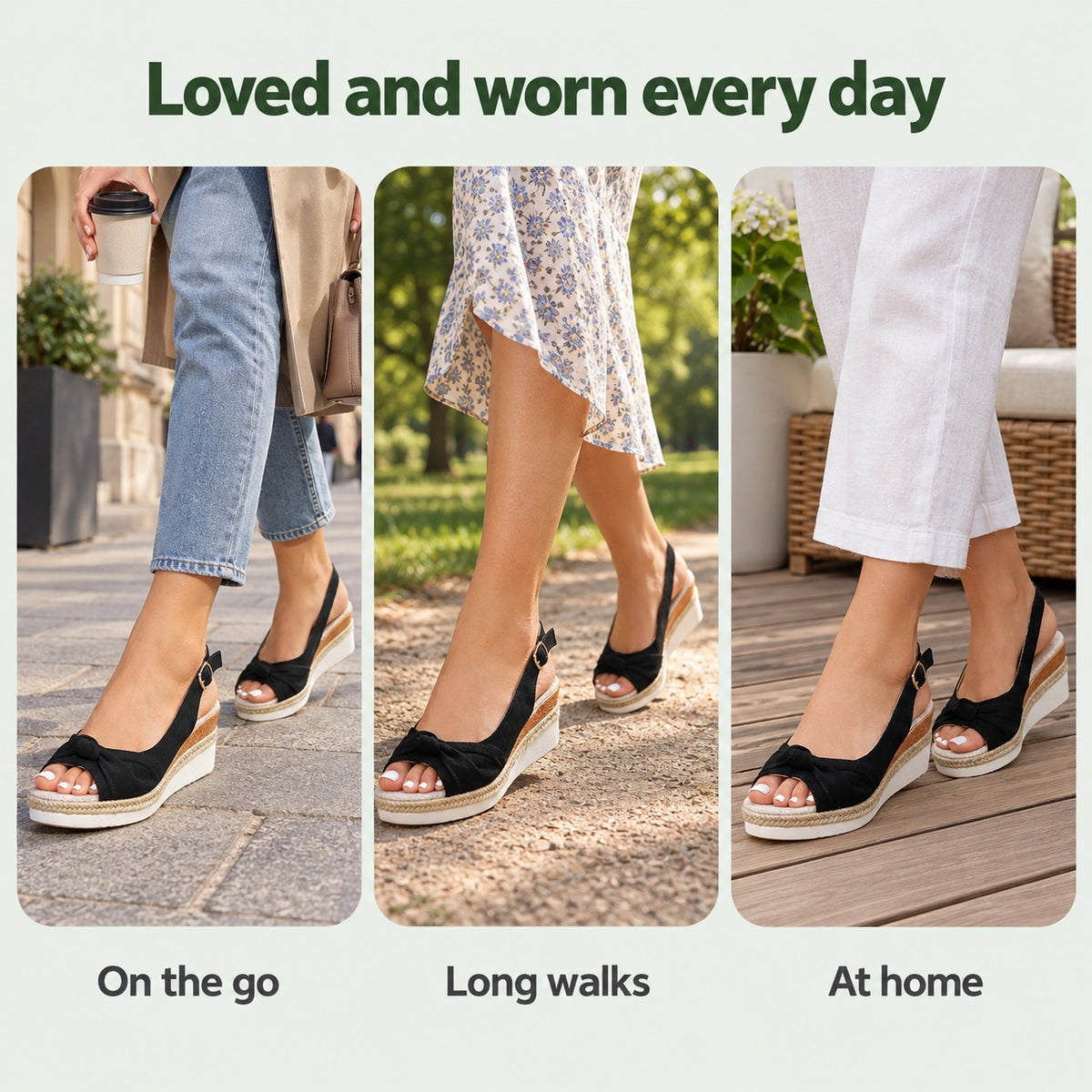 Pope – Unisex Wide Toe Box Sandals, worn every day