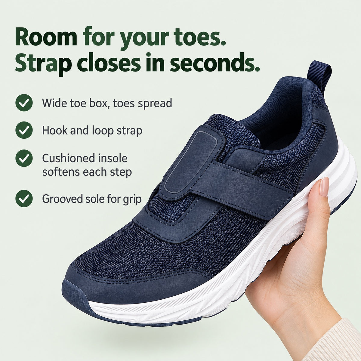 Preston – Unisex Nursing Shoes, key benefits