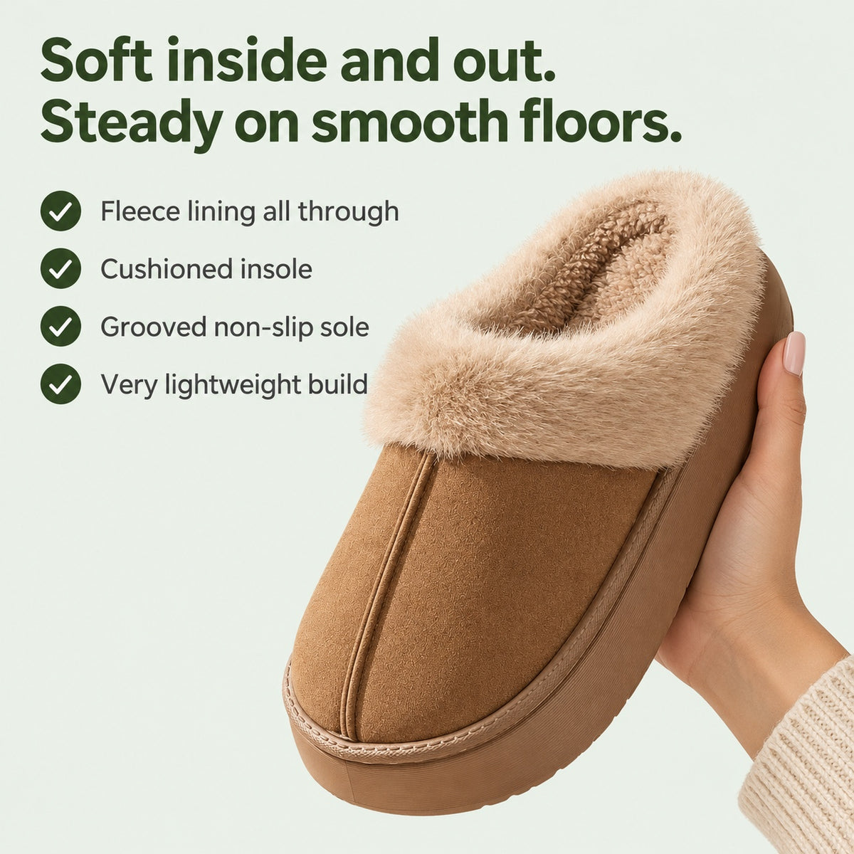 Ramona – Women's Comfort Slippers, key benefits