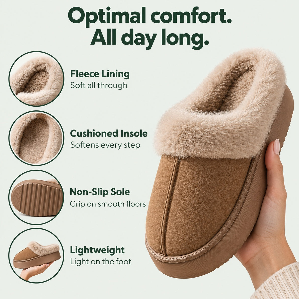 Ramona – Women's Comfort Slippers, features