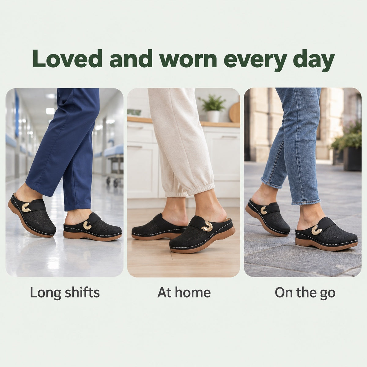 Renee – Women's Nursing Clogs, worn every day