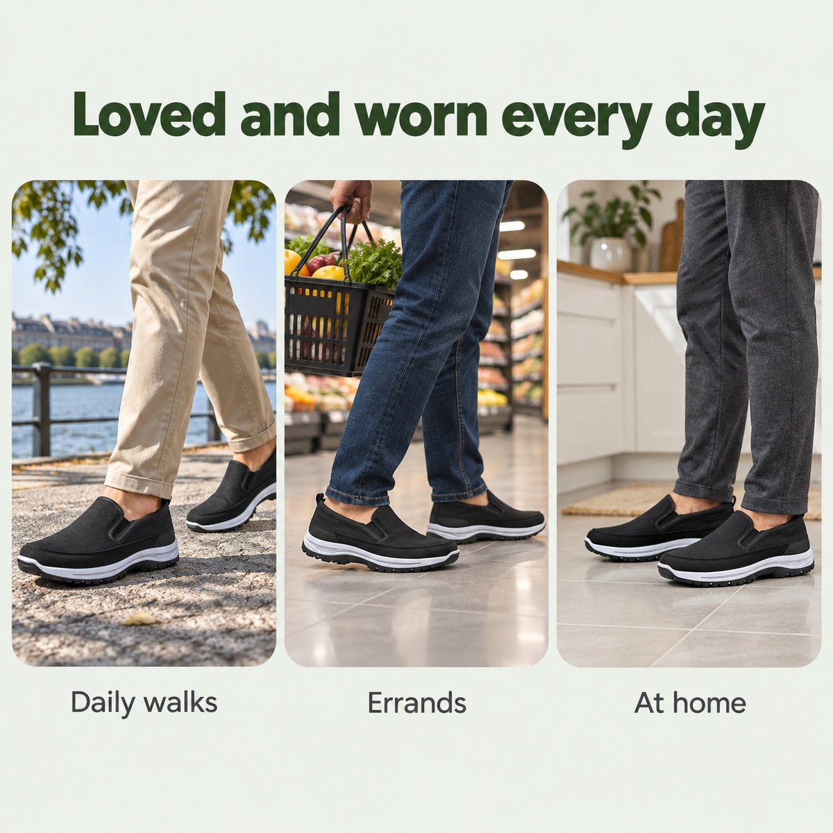 Rivera – Unisex Arch Support Shoes, worn every day