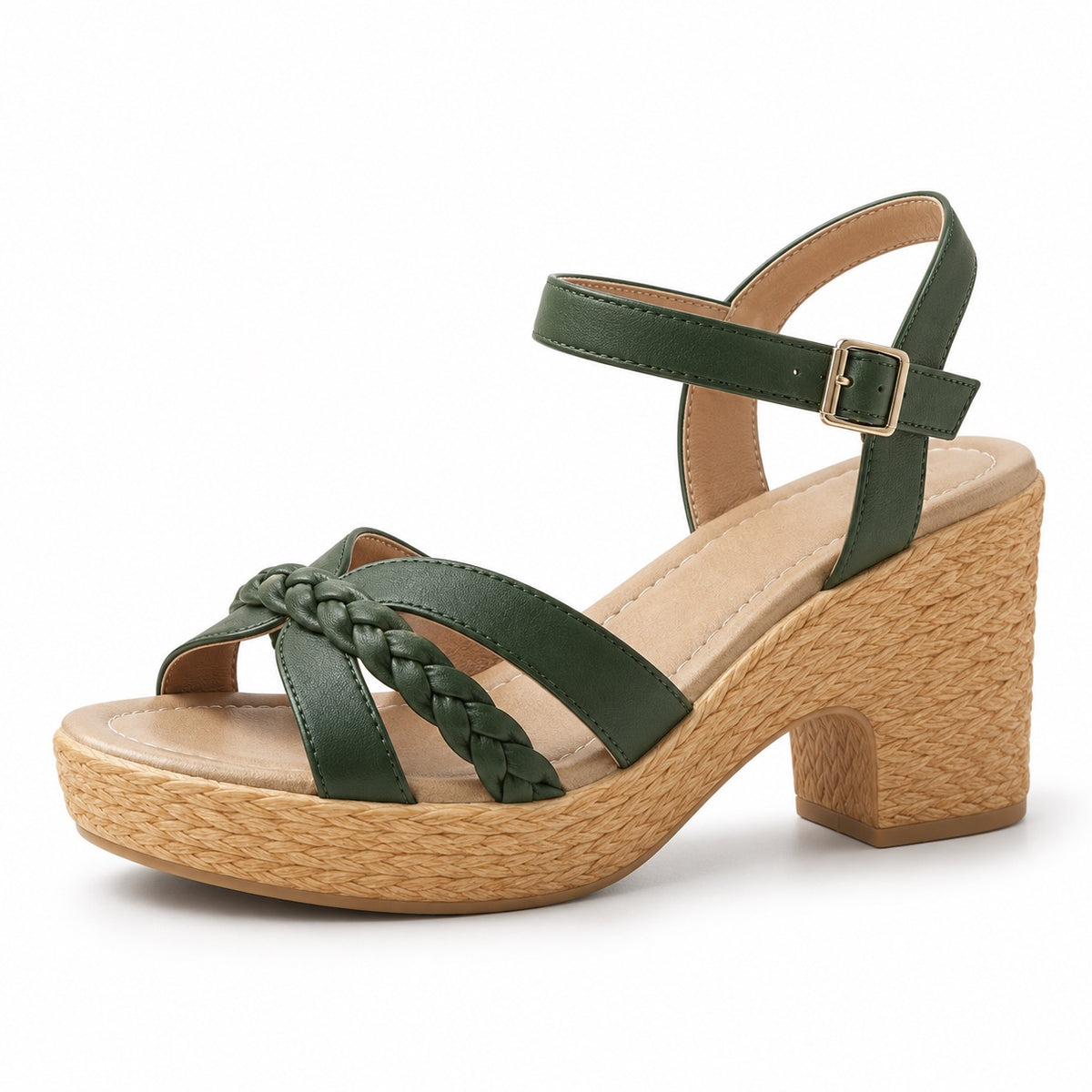 Rogers – Women's Comfortable Sandals in Olive Green