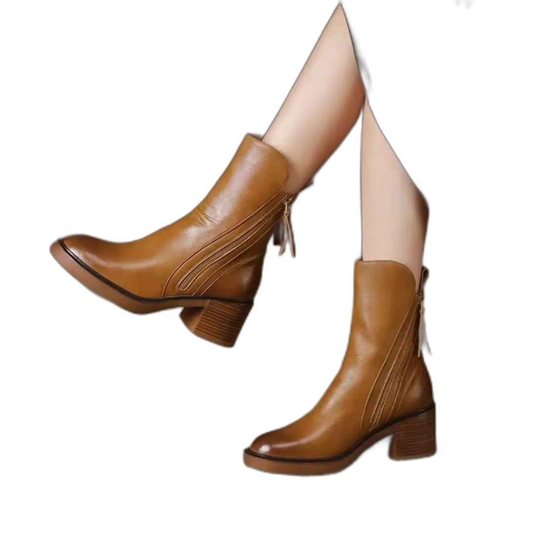 Shelia – Bottes confortables pour femmes avec semelle intérieure rembourrée