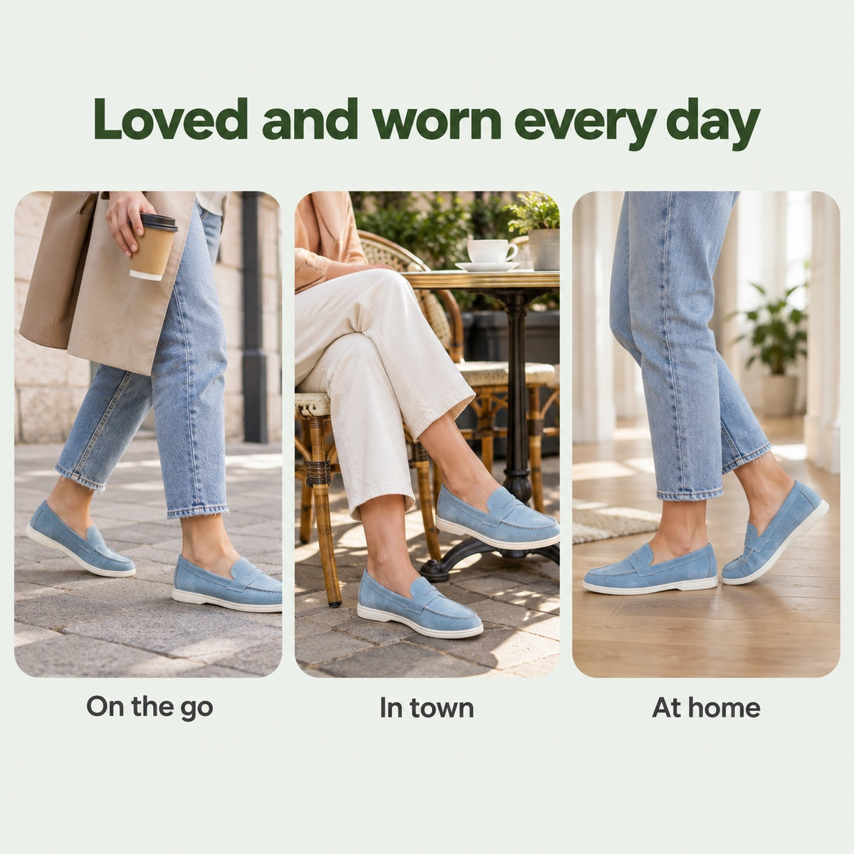 Stephanie – Women's Arch Support Loafers, worn every day