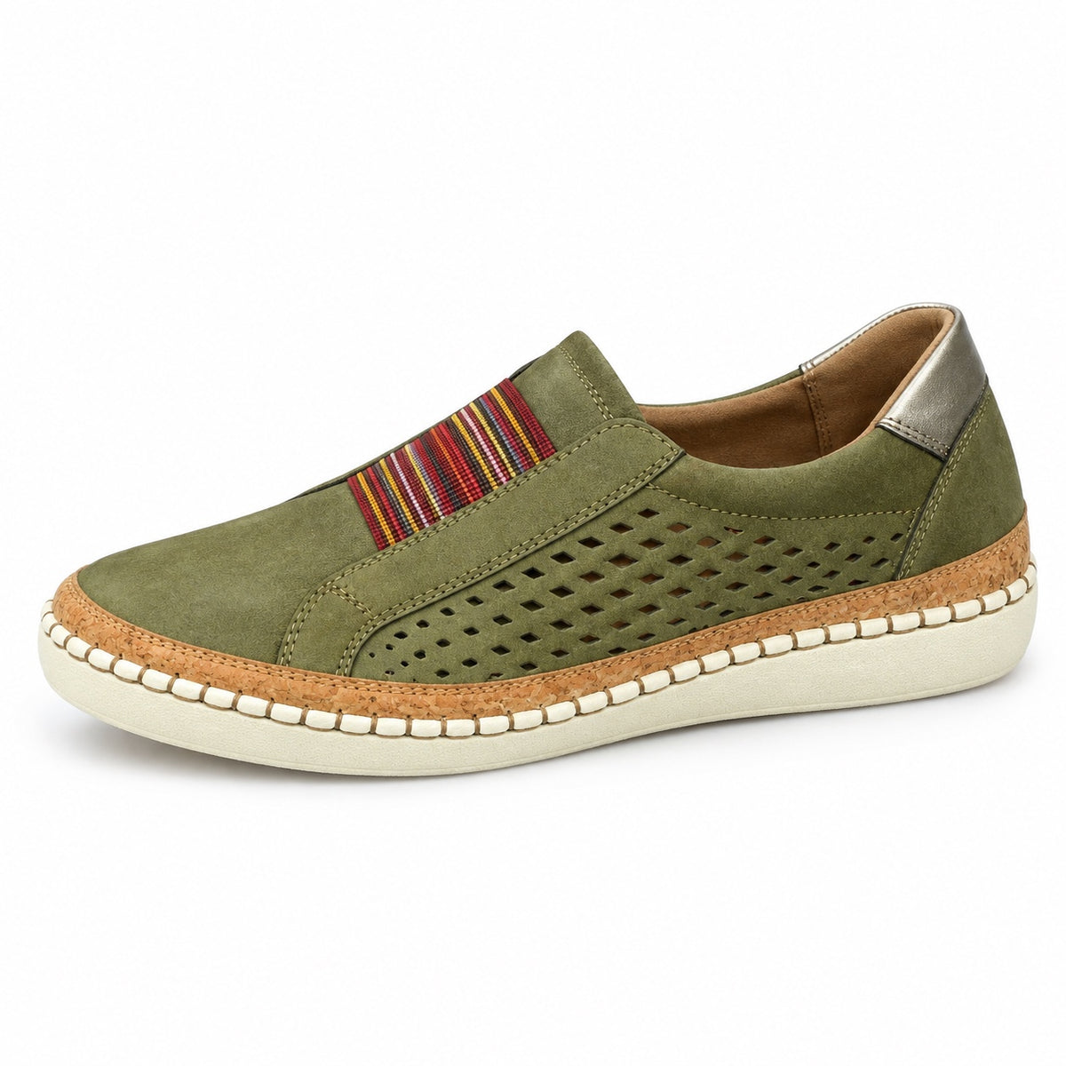 Tamara – Women's Slip-On Sneakers in Green