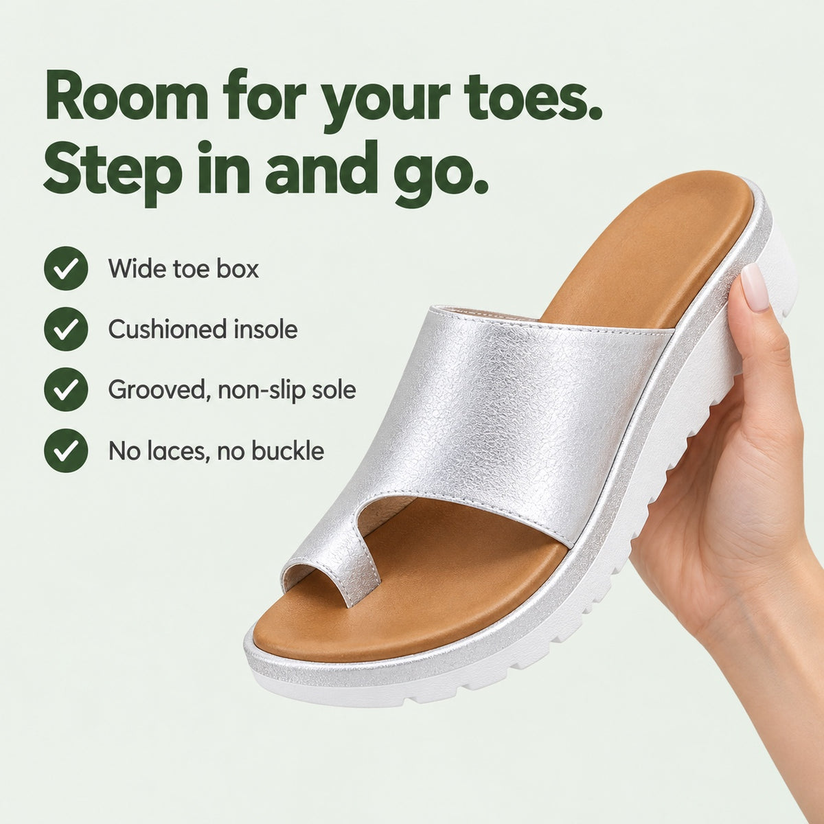 Tasha – Women's Wide Toe Box Sandals, key benefits