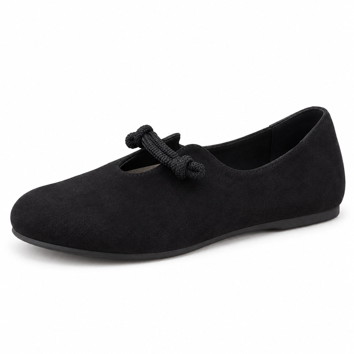 Thelma – Women's Wide Toe Box Loafers in Black