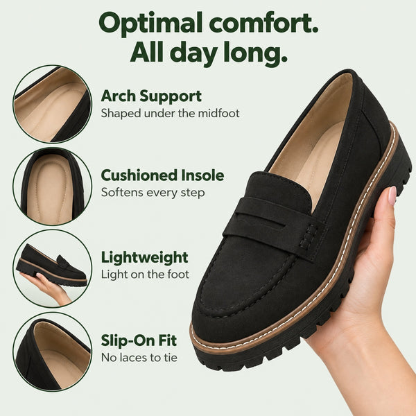 Tucker – Unisex Orthopedic Loafers, features