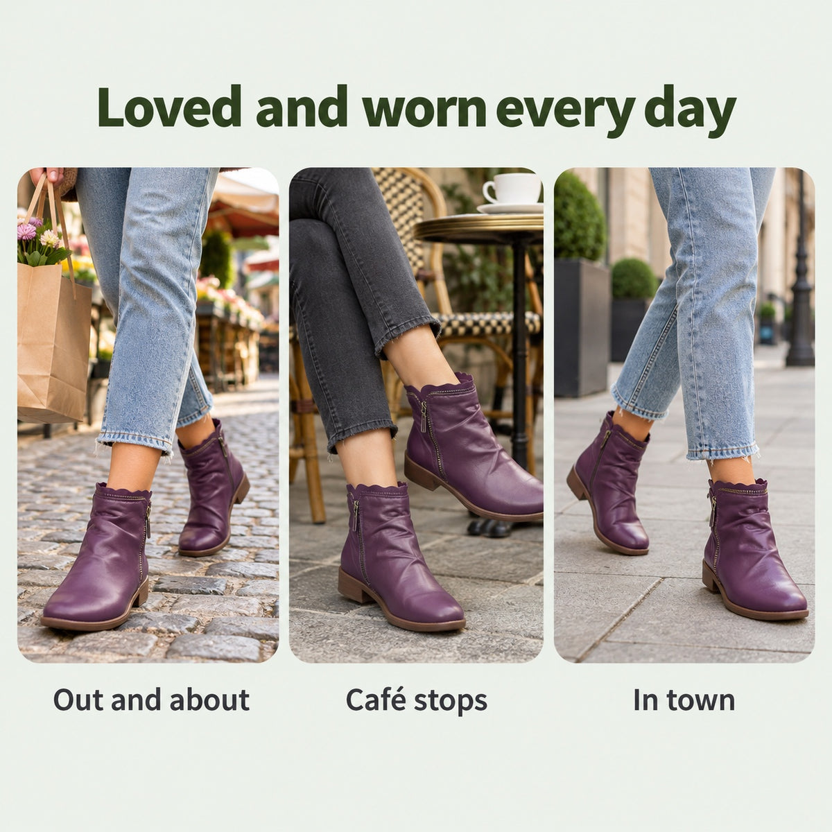 Vanessa – Women's Comfort Boots, worn every day