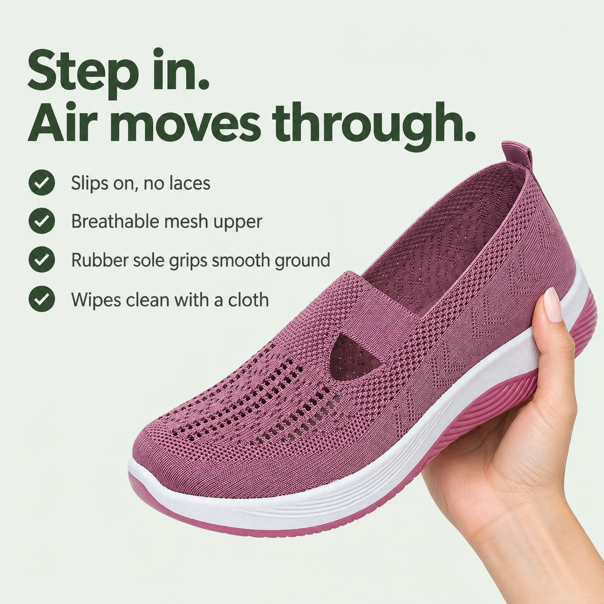Walsh – Unisex Slip-On Shoes, key benefits