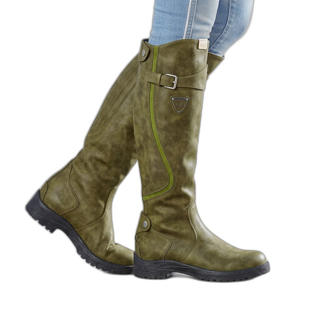 Angie – Women's Wide Calf Boots with a Stretch Shaft