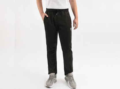 F FitVille Men's EN-JOY Comfort Stretch Sweatpants - Fleece Lined Joggers with Pockets, Tapered Ankle, Drawstring Waist for Gym, Lounge & Casual Wear Trousers