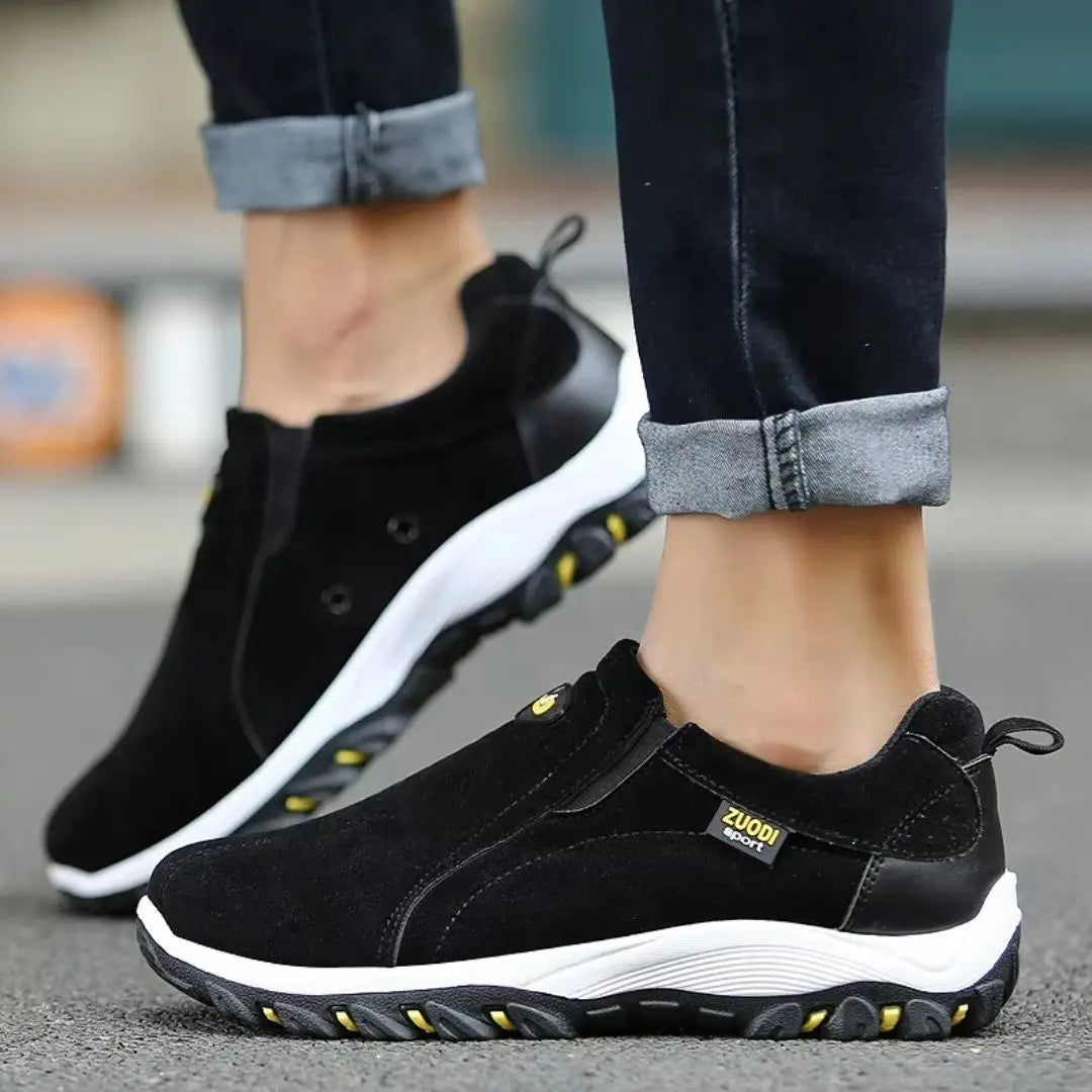 Jeffery – Men's Slip-On Shoes with a Stretch Upper