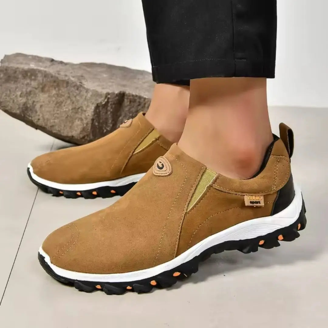 Jeffery – Men's Slip-On Shoes with a Stretch Upper