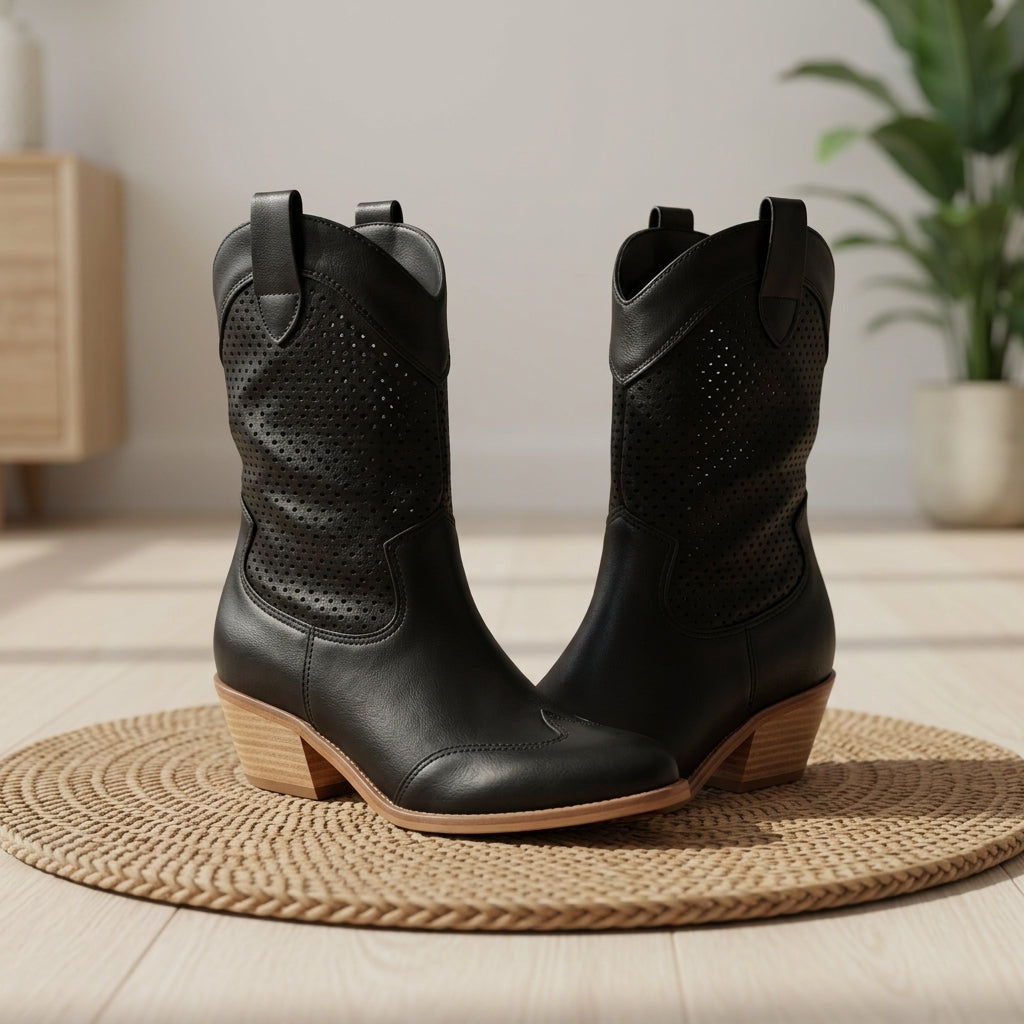 Iris – Women's Wide Calf Boots with a Stretch Shaft