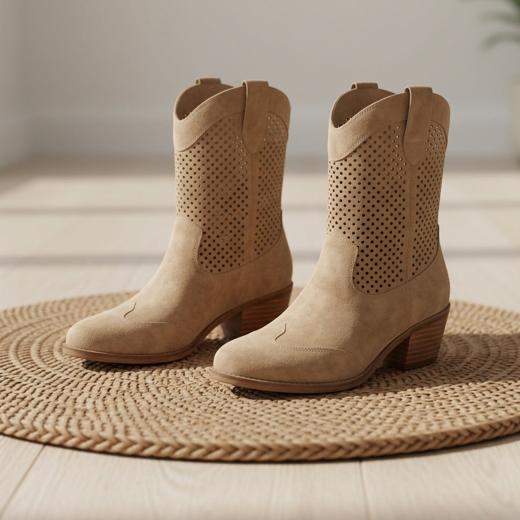 Iris – Women's Wide Calf Boots with a Stretch Shaft