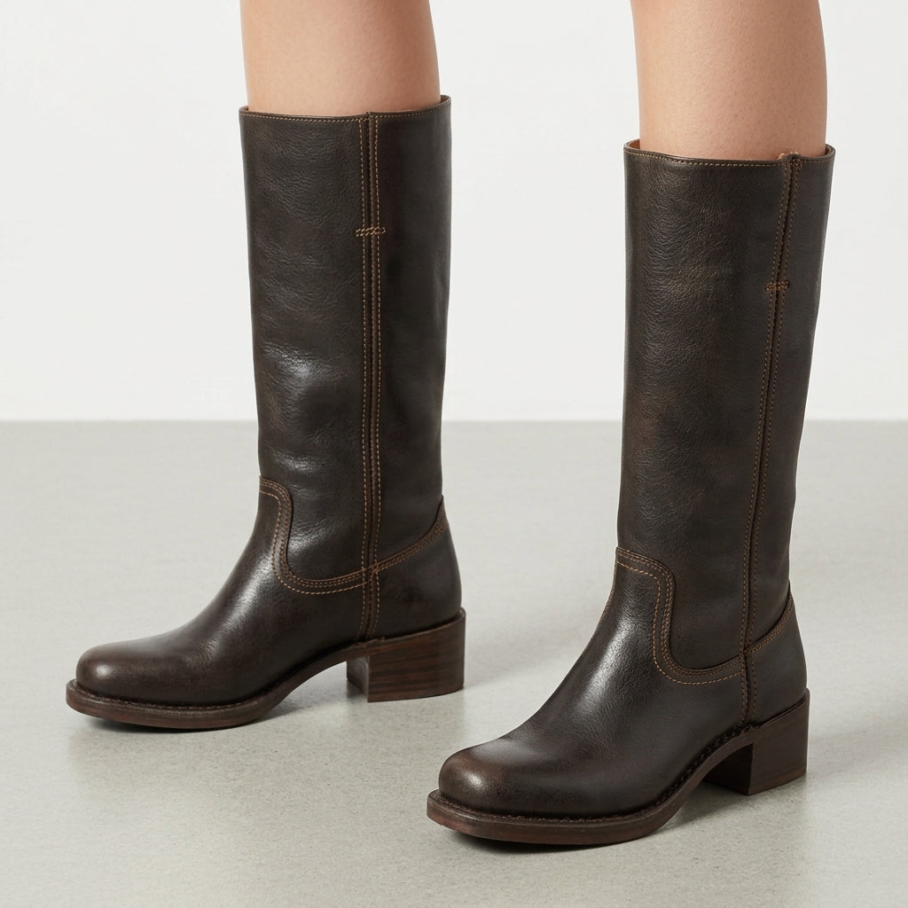 Hardy – Unisex Wide Calf Boots with a Stretch Shaft