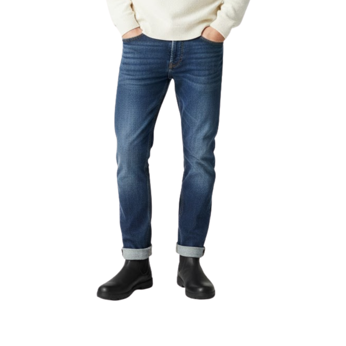 Leroy – Men's Wide Calf Boots with a Stretch Shaft