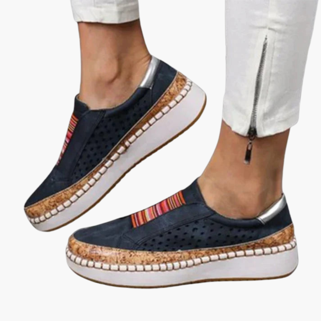 Tamara – Women's Slip-On Sneakers with a Stretch Upper