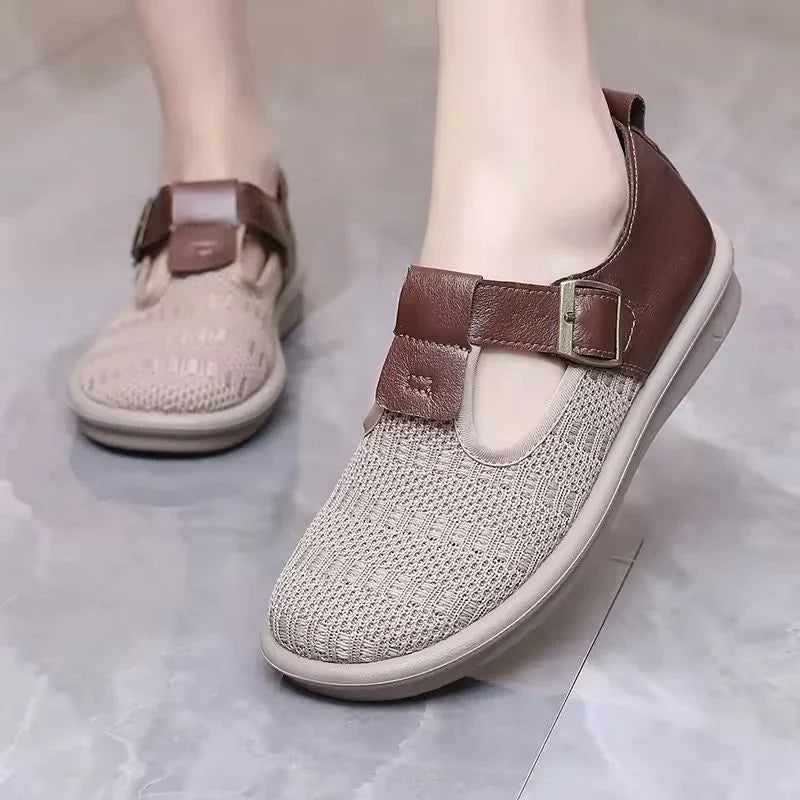 Helen – Women's Wide Toe Box Flats for All-Day Comfort