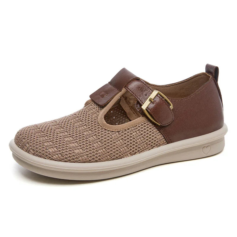 Helen – Women's Wide Toe Box Flats for All-Day Comfort