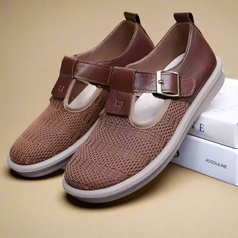 Helen – Women's Wide Toe Box Flats for All-Day Comfort