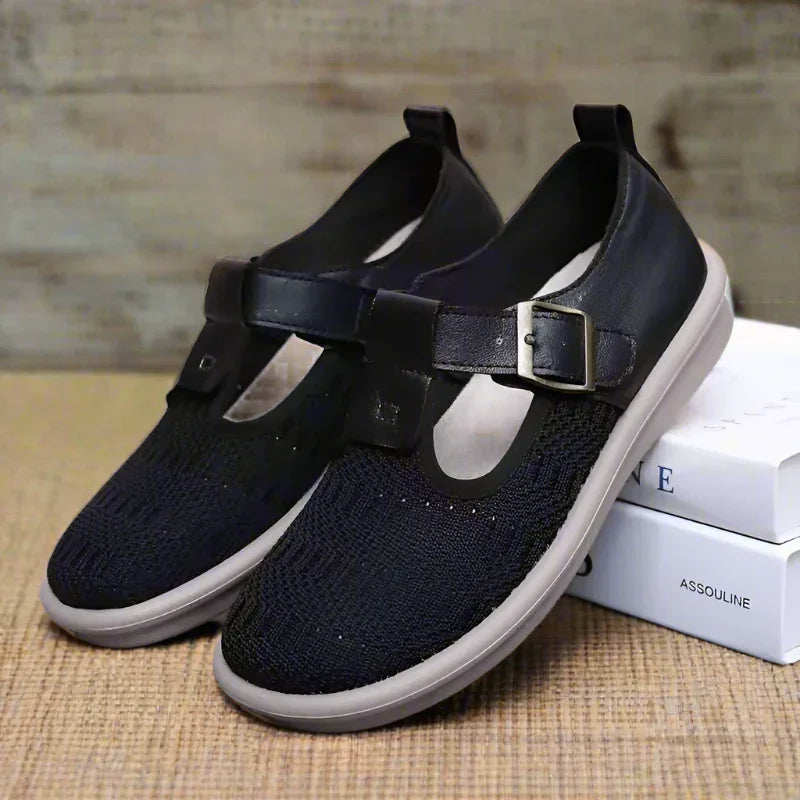 Helen – Women's Wide Toe Box Flats for All-Day Comfort