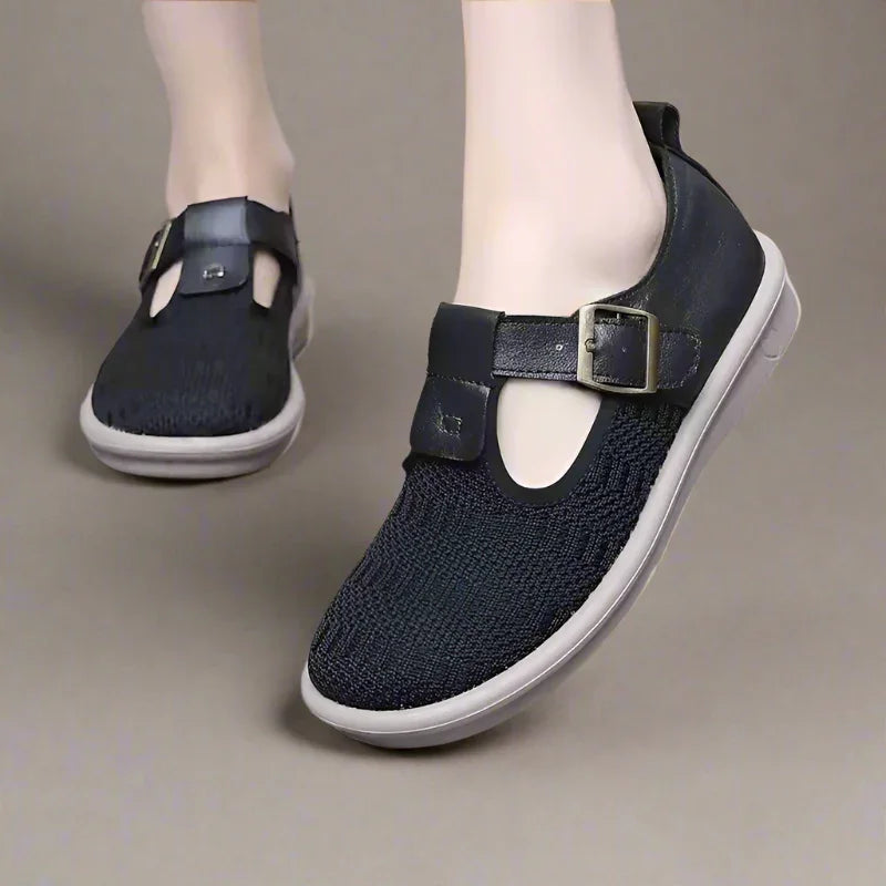 Helen – Women's Wide Toe Box Flats for All-Day Comfort