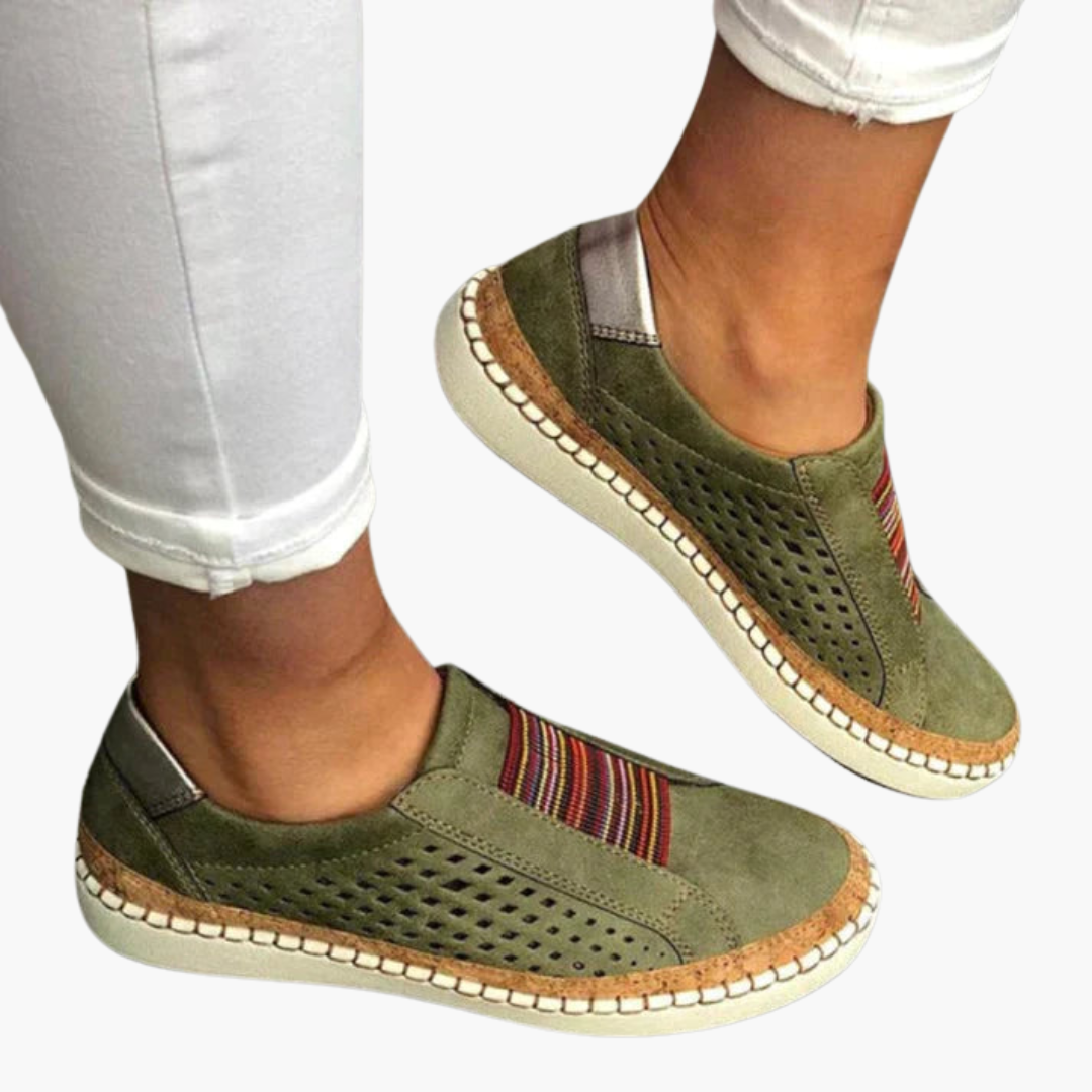 Tamara – Women's Slip-On Sneakers with a Stretch Upper
