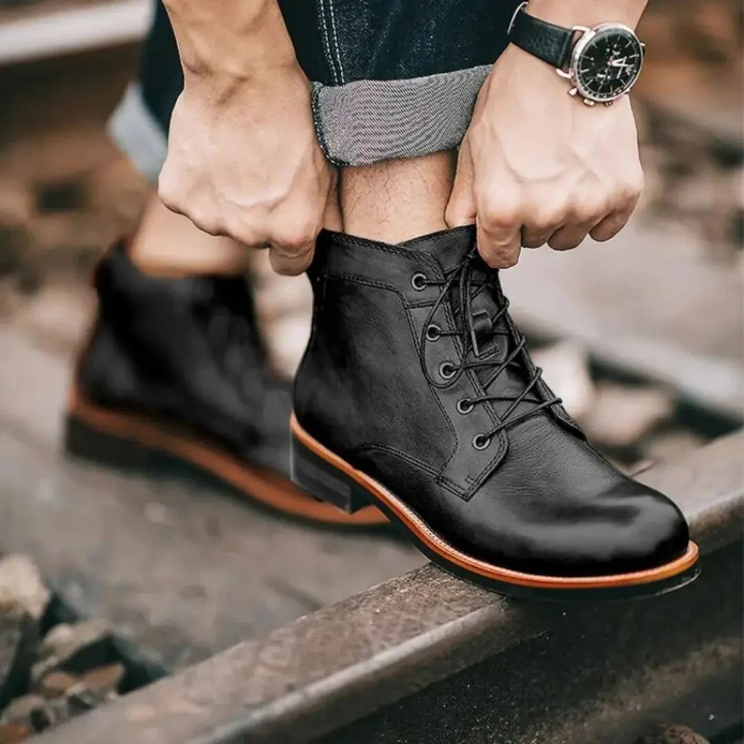 Rickey – Men's Comfort Boots with a Soft Lining