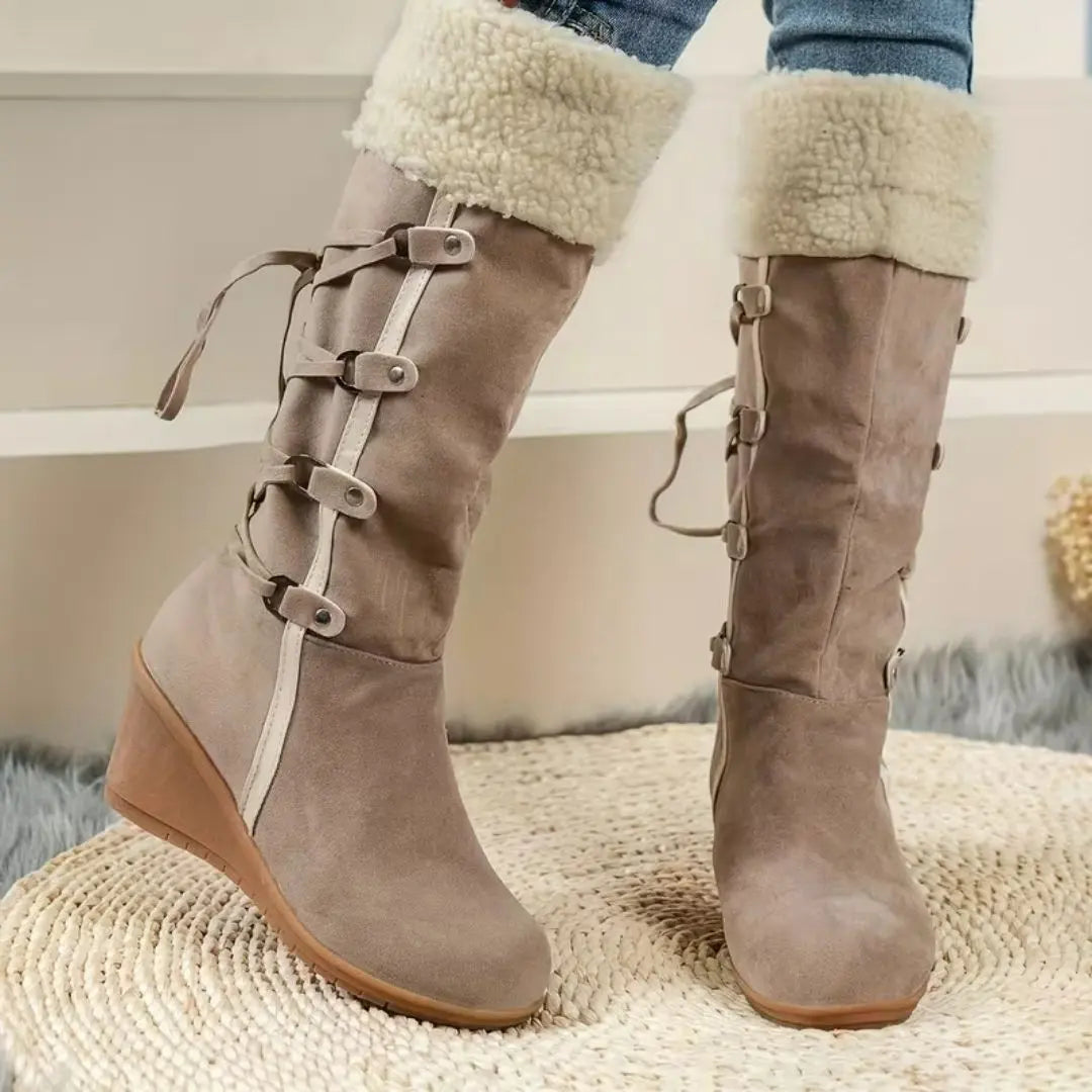 Jill – Women's Wide Calf Boots with a Stretch Shaft
