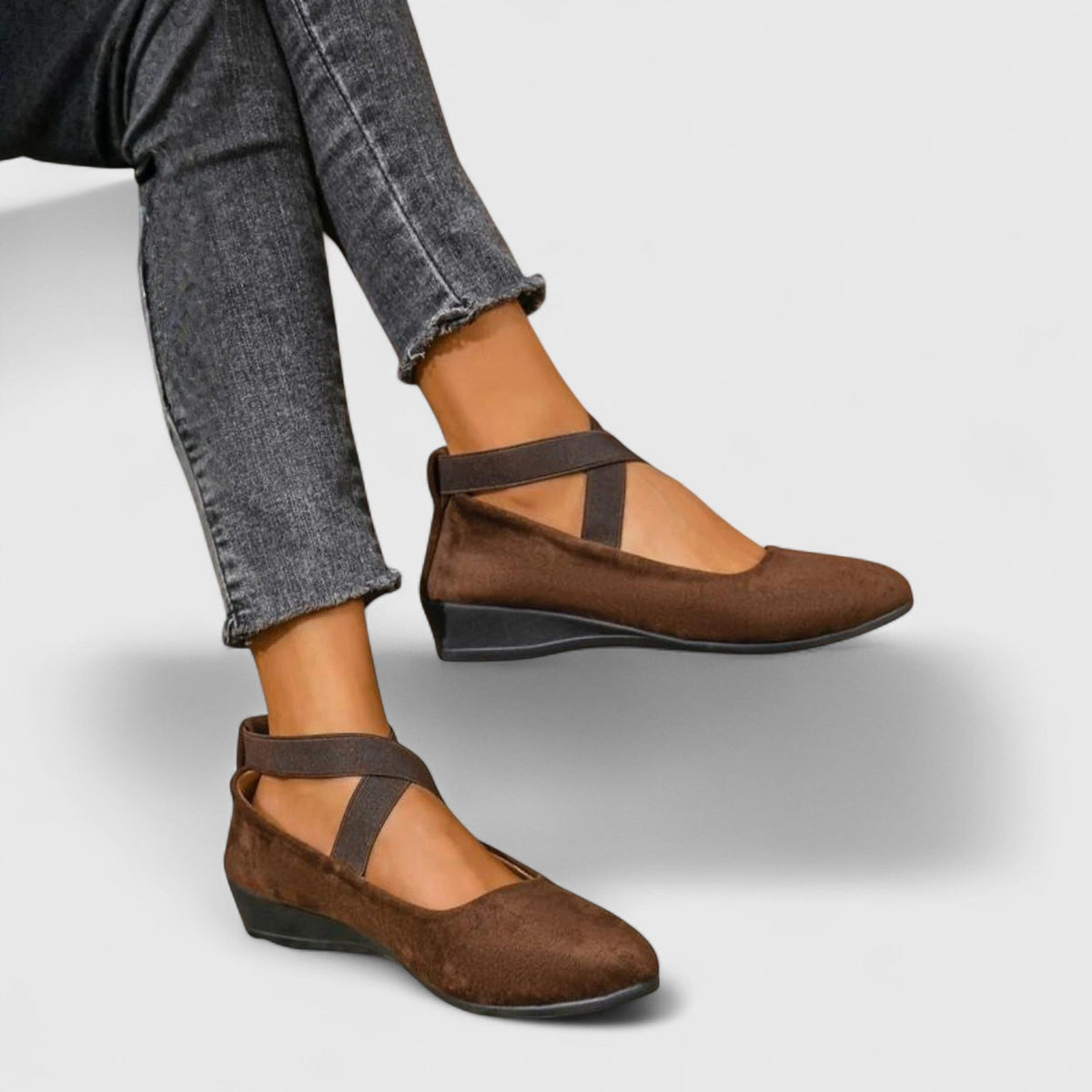 Audrey – Women's Arch Support Flats with a Deep Heel Cup