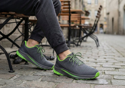 Tilos Hands-Free - Dark Gray/Lime