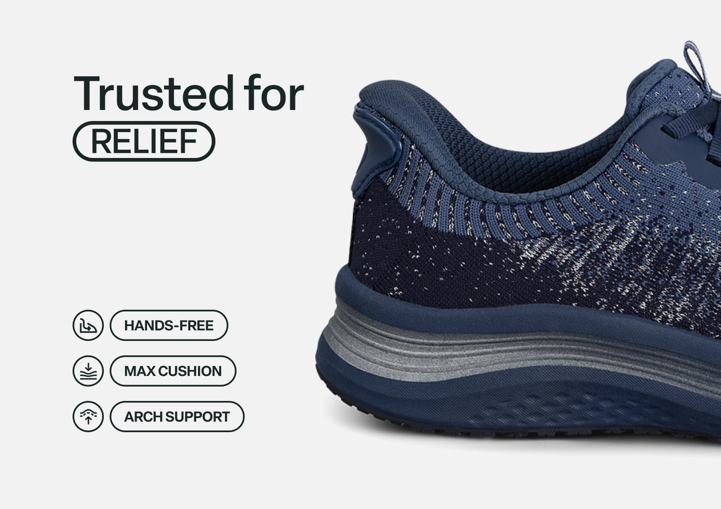 Nira Hands-Free - Navy/Silver