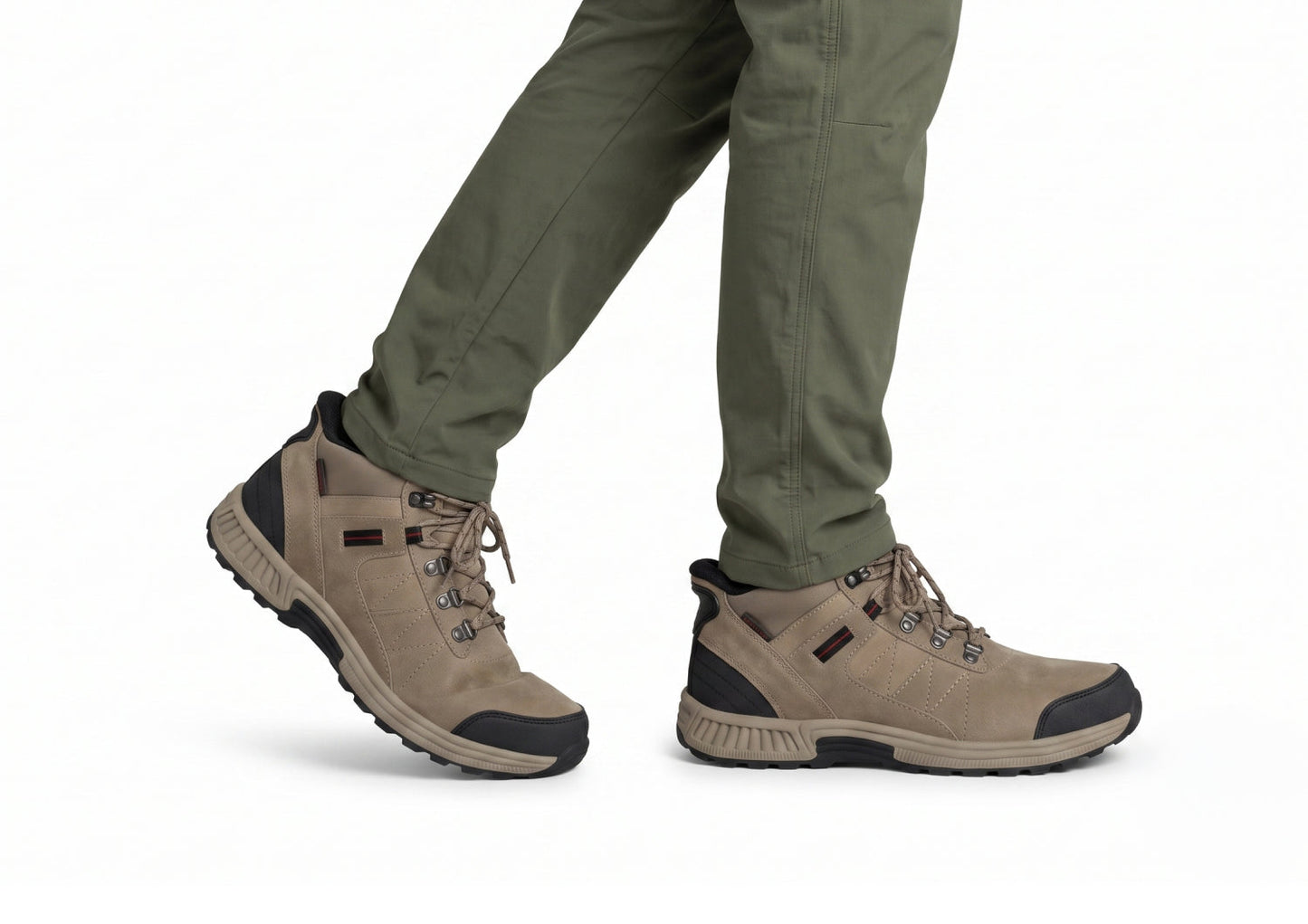 Dalton Hands-Free Waterproof - Taupe/Red