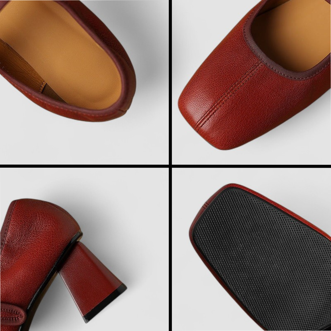 Peggy – Women's Arch Support Flats with a Deep Heel Cup