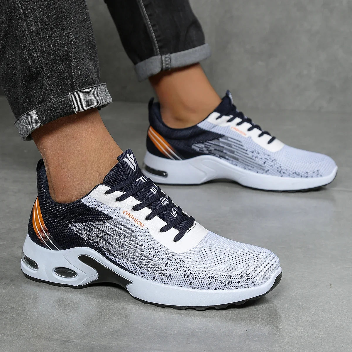 Orlando – Men's Arch Support Sneakers with a Deep Heel Cup