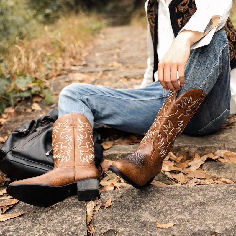 Darryl – Men's Wide Calf Boots for Full Calves