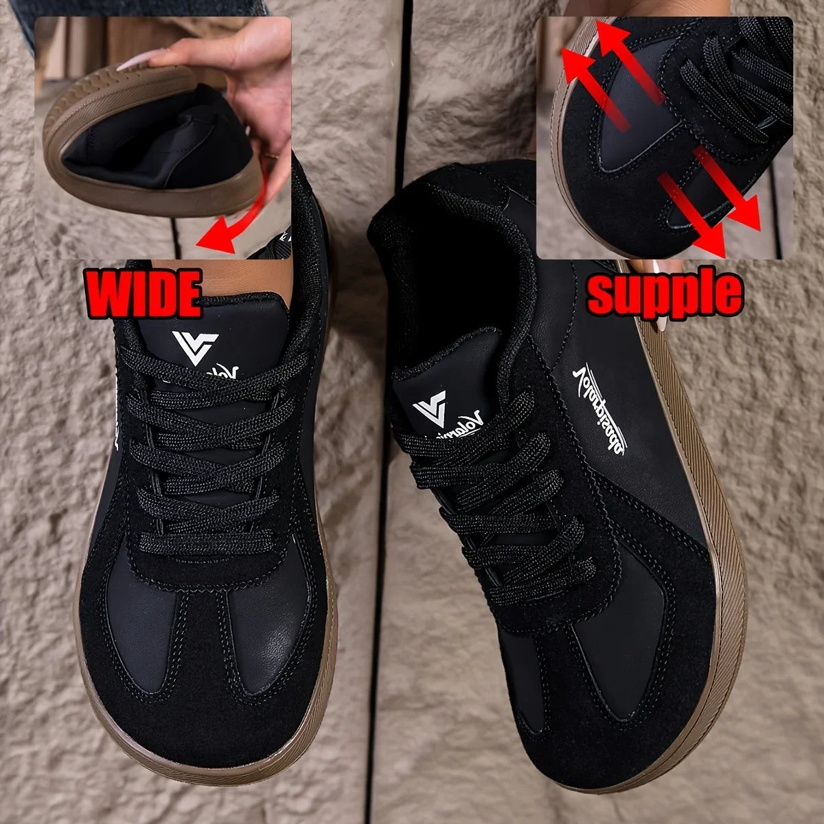 Salazar – Unisex Wide Toe Box Shoes with Room for Bunions