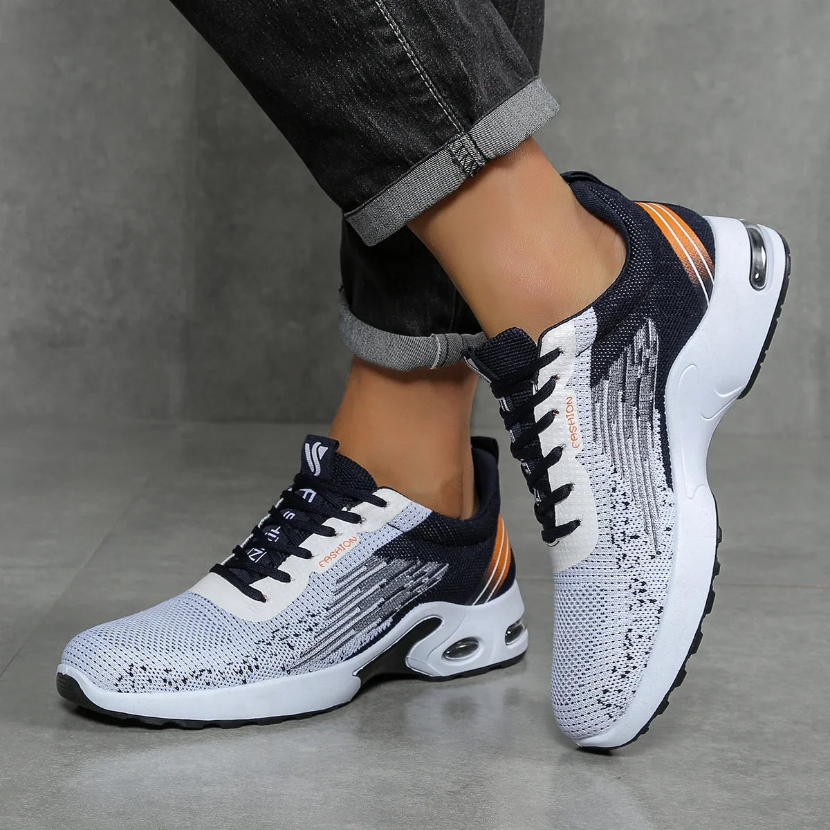 Orlando – Men's Arch Support Sneakers with a Deep Heel Cup