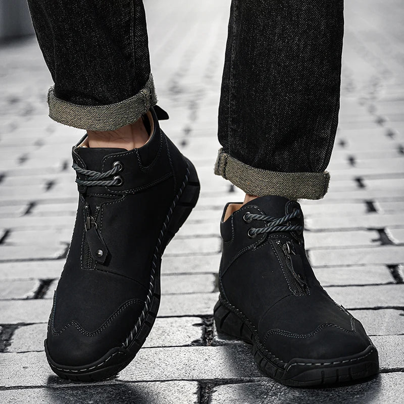 Dave – Men's Comfort Boots with a Soft Lining